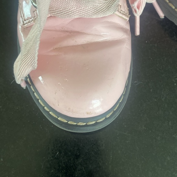 Lelli Kelly Pink patent combat boots size 11 - Picture 5 of 9